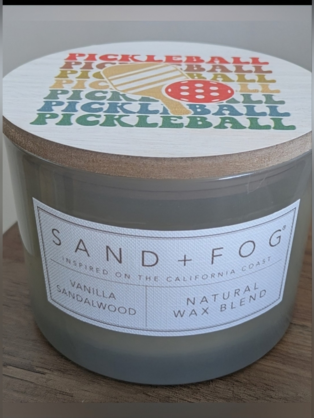 Pickleball Theme Vanilla Sandalwood Sand+Fog